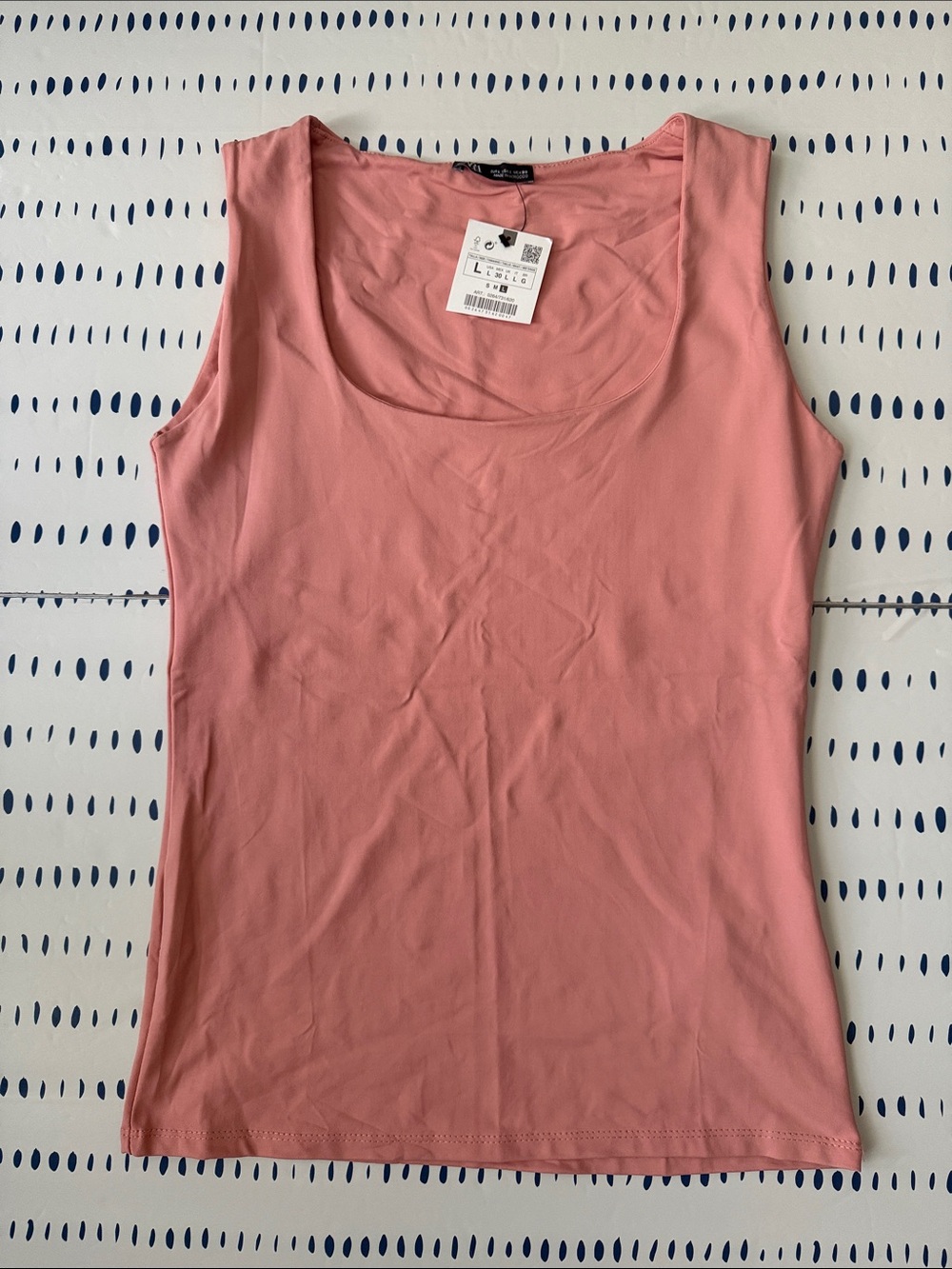 Zara Women's Scoop Neck Tank Top - Dusky Pink